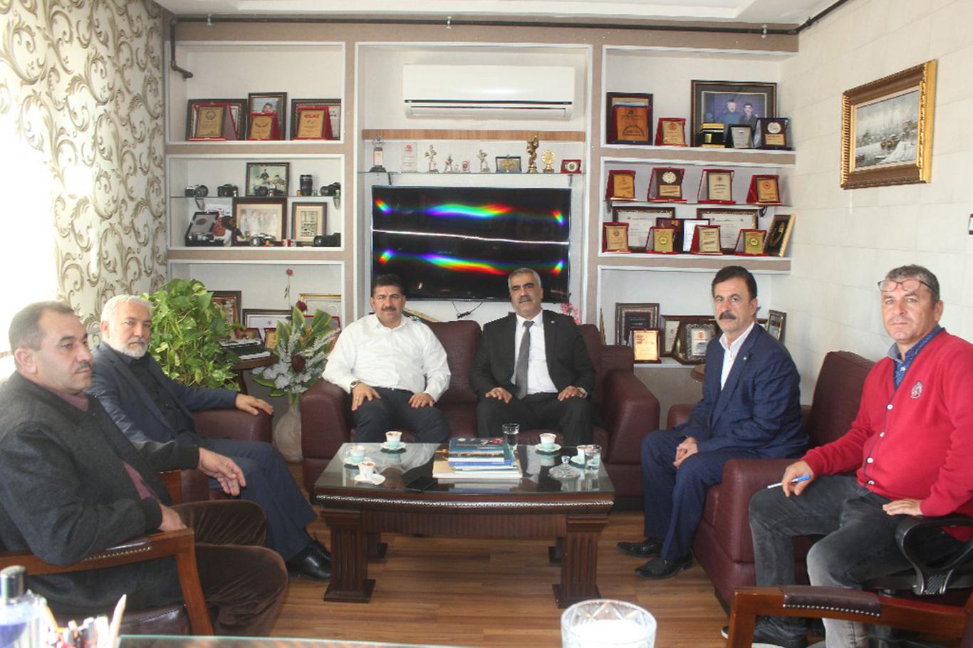  HÜDA PAR Şanlıurfa İl Başkanlığından basın mensuplarına ziyaret